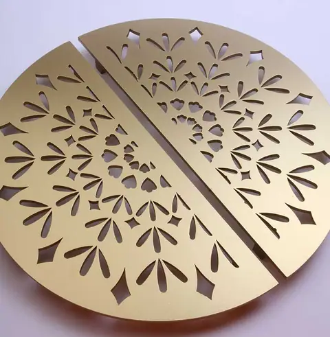 Brass and aluminium laser cutting work 1 by Precision Laser Cutting Solutions