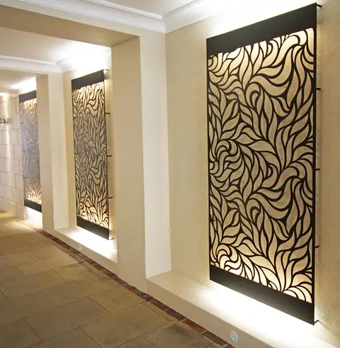 Laser-cut interior home decor piece 2 by Precision Laser Cutting Solutions